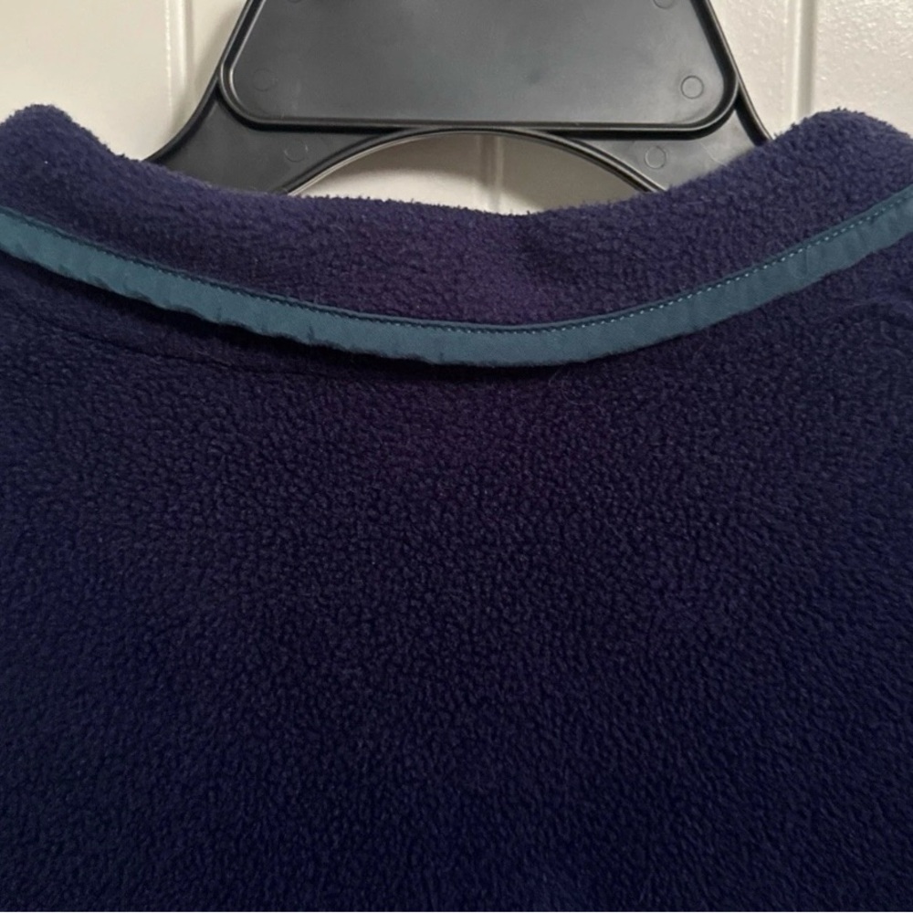 Men's Women's Vintage Patagonia Synchilla Pull Over Fleece M Blue Green Hiking - Picture 7 of 7